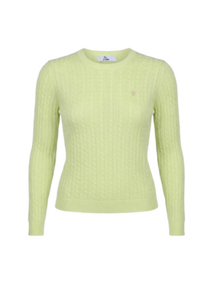 I AM Maglione Donna Mod. 26234TRECCIA FIORE GIALLO Giallo