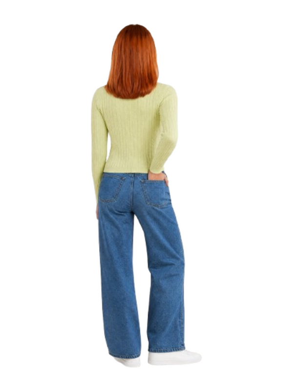 I AM Maglione Donna Mod. 26234TRECCIA FIORE GIALLO Giallo