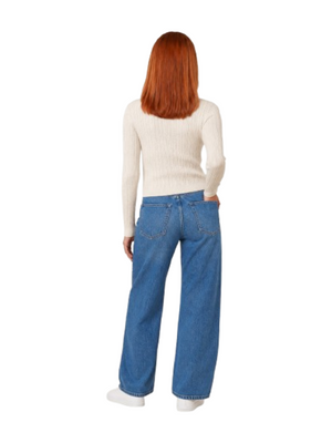 I AM Cardigan Donna Mod. 26235TRECCE FIORE PANNA Panna