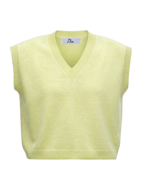 I AM Gilet Donna Mod. 26236 GIALLO Giallo