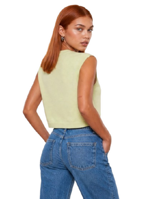 I AM Gilet Donna Mod. 26236 GIALLO Giallo