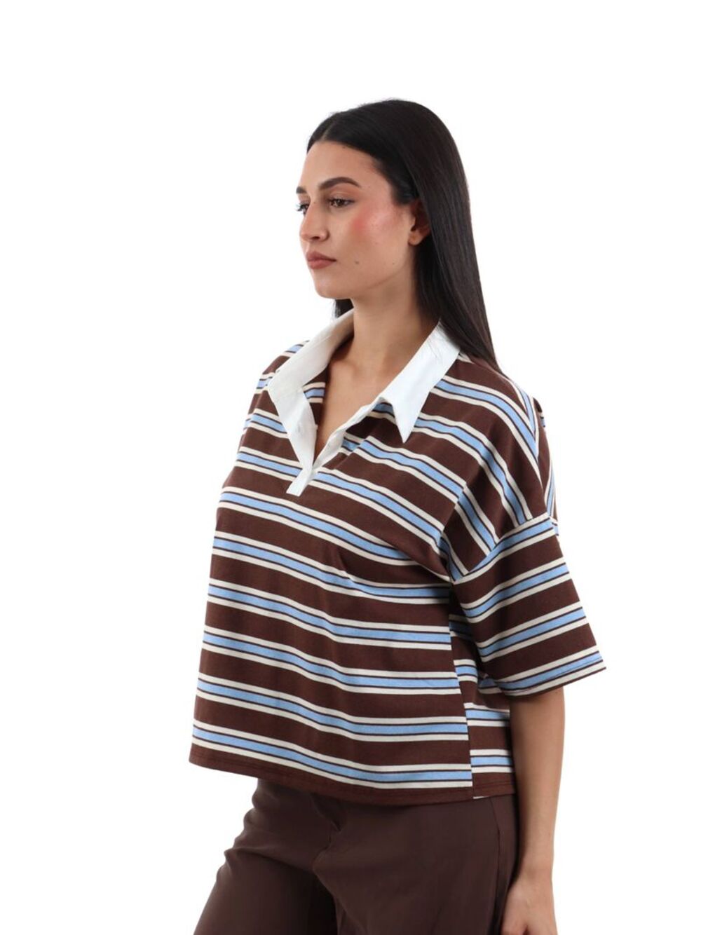 I AM Polo Donna Mod. 26521 W&HRIGA MORO/CELESTE