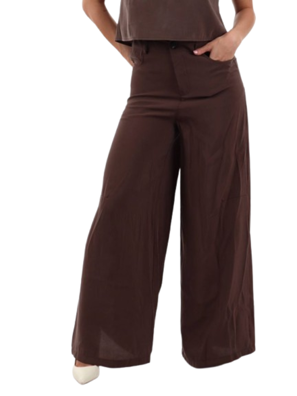 I AM Pantalone Donna Mod. 30901 FASHION CAFFÈ Caffè Scuro