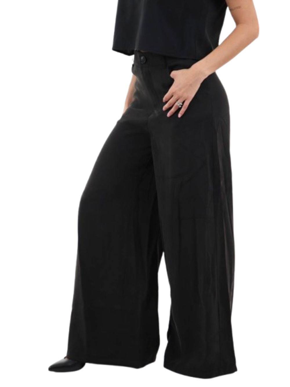 I AM Pantalone Donna Mod. 30901 FASHION NERO Nero