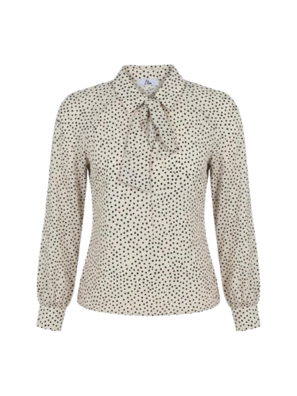 I AM Blusa Donna Mod. 9060 POIS PANNA Panna