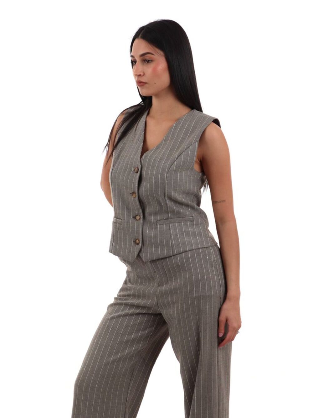 I AM Gilet Donna Mod. 95105 GESSATOLUREX TORTORA Tortora