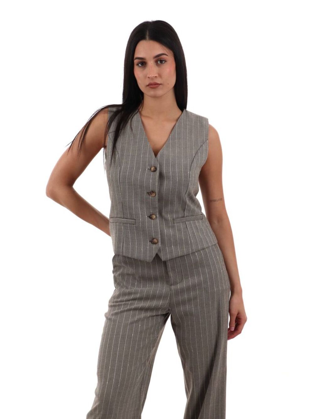I AM Gilet Donna Mod. 95105 GESSATOLUREX TORTORA Tortora