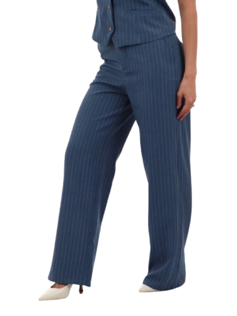 I AM Pantalone Donna Mod. 95108 GESSATO DENIM DENIM