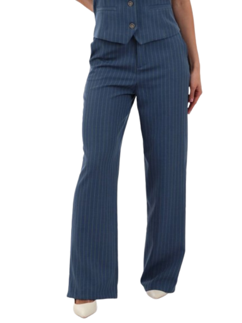 I AM Pantalone Donna Mod. 95108 GESSATO DENIM DENIM