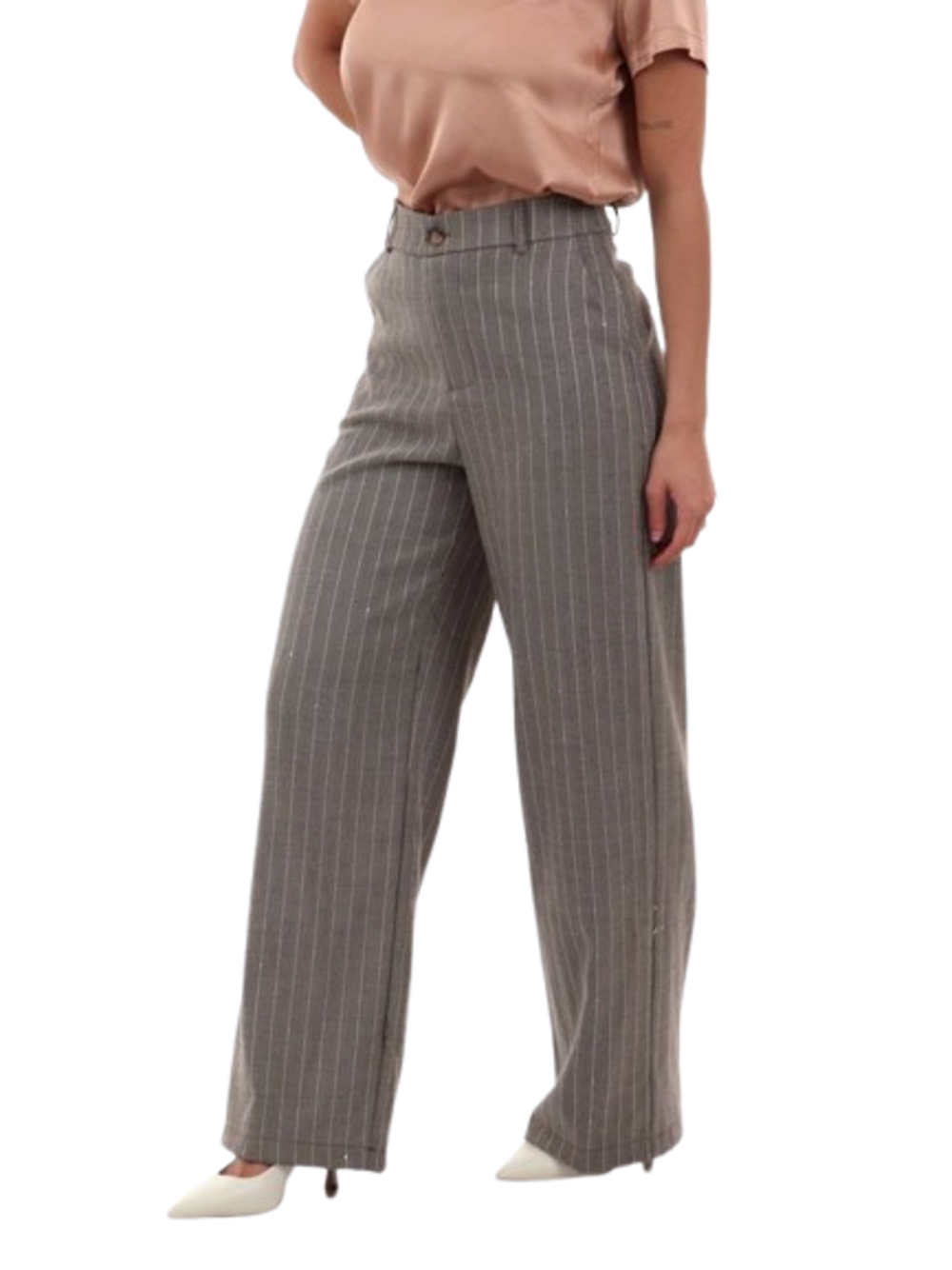 I AM Pantalone Donna Mod. 95108 GESSATOLUREX TORTORA Tortora