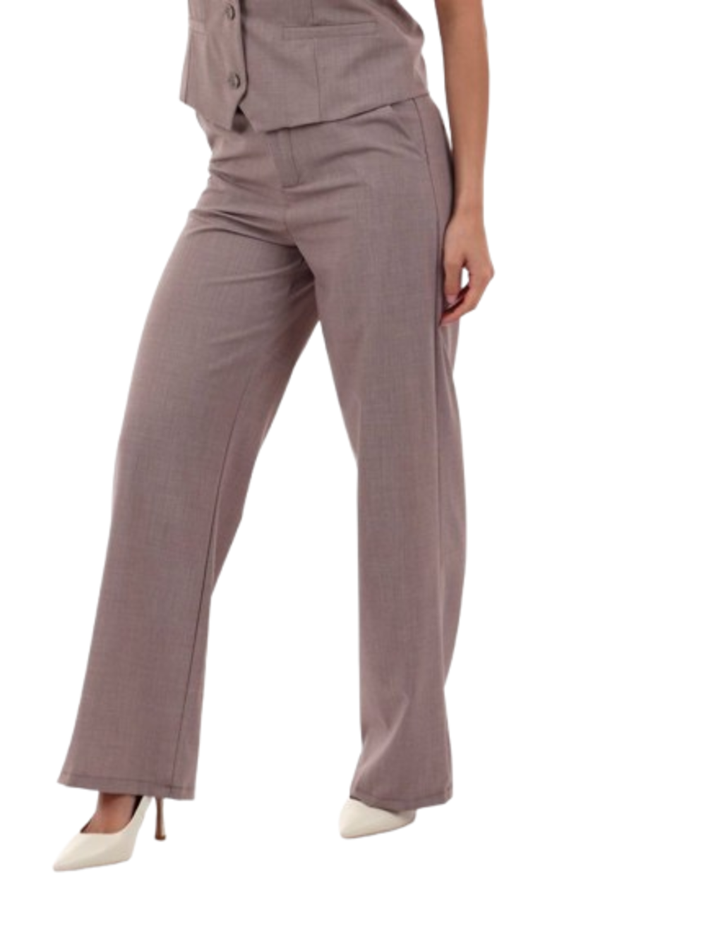 I AM Pantalone Donna Mod. 95108 UNITO NOCCIOLA Nocciola