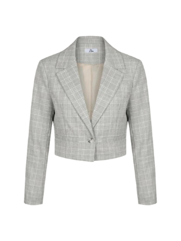 I AM Giacca Donna Mod. 95321 QUADRI BEIGE Beige