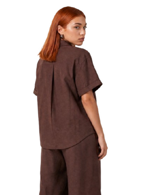 I AM Camicia m/l Donna Mod. CAMICIALINO MORO Moro