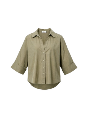 I AM Camicia m/l Donna Mod. CAMICIALINO SALVIA SALVIA