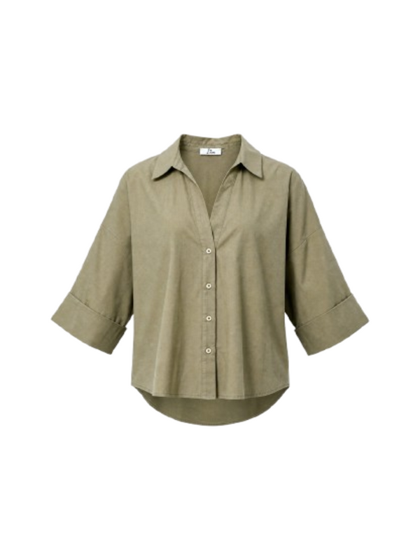 I AM Camicia m/l Donna Mod. CAMICIALINO SALVIA SALVIA