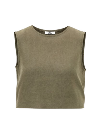 I AM Top Donna Mod. CROPTOP LINO SALVIA SALVIA