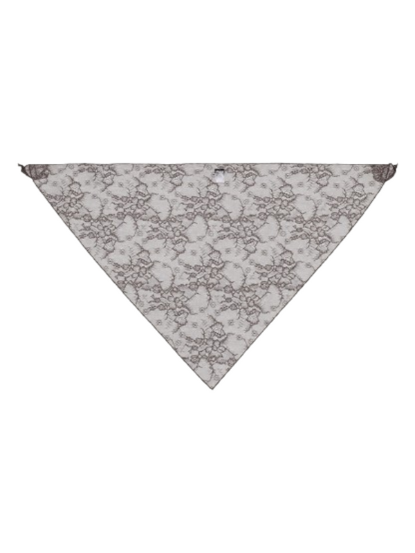 I AM Foulard Donna Mod. FAZZOLETTO PIZZO MORO Moro