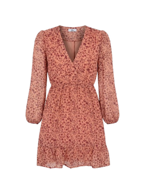 I AM Abito Donna Mod. FIORE C/ROUCHES ROSA Rosa