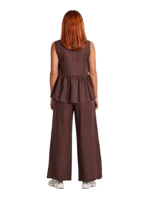 I AM Gilet Donna Mod. GILET ARRICCIOLINO. MORO Moro