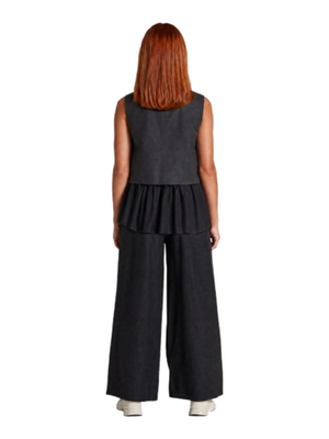 I AM Gilet Donna Mod. GILET ARRICCIOLINO. NERO Nero
