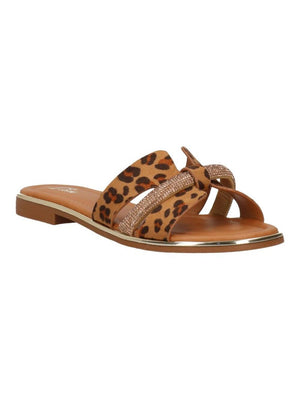 I AM Ciabatta Donna Mod. JB18S75 323 LEOPARDATO Leopardato