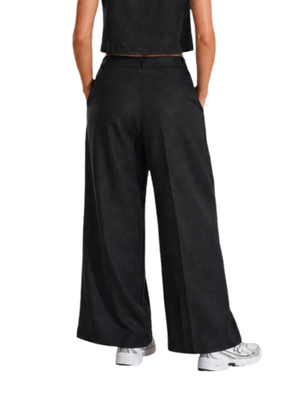 I AM Pantalone Donna Mod. PANTALONE LINO NERO Nero