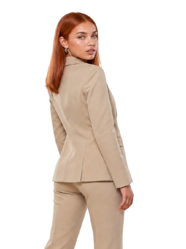 I AM Giacca Donna Mod. PE26075 DOPPIOPETTO BEIGE Beige