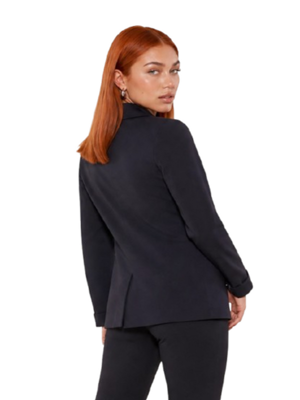I AM Giacca Donna Mod. PE26075 DOPPIOPETTO NERO Nero