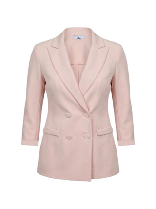 I AM Giacca Donna Mod. PE26075 DOPPIOPETTO ROSA Rosa