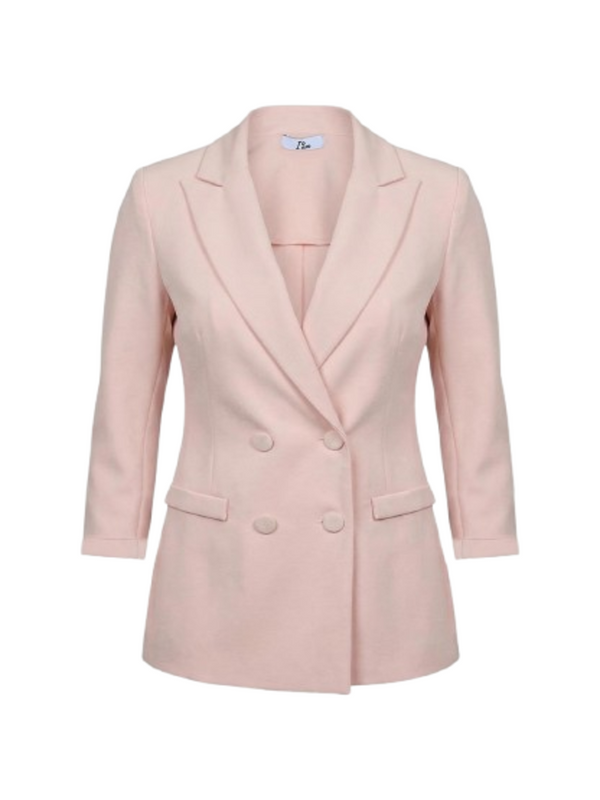 I AM Giacca Donna Mod. PE26075 DOPPIOPETTO ROSA Rosa