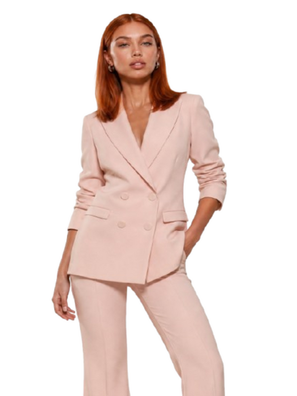 I AM Giacca Donna Mod. PE26075 DOPPIOPETTO ROSA Rosa