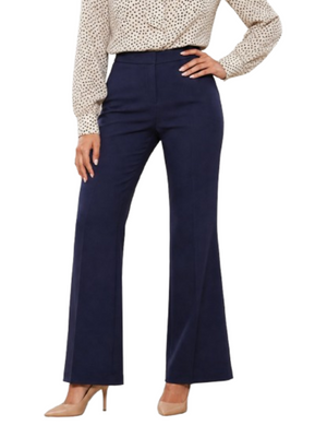 I AM Pantalone Donna Mod. PE26100 FLARE BLU Blu