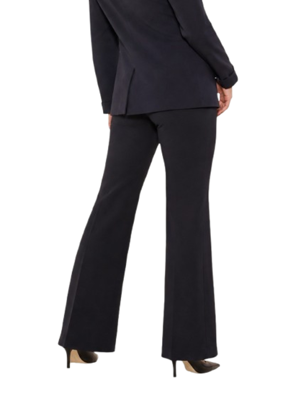 I AM Pantalone Donna Mod. PE26100 FLARE NERO Nero
