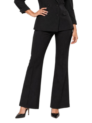 I AM Pantalone Donna Mod. PE26100 FLARE NERO Nero