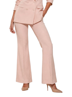 I AM Pantalone Donna Mod. PE26100 FLARE ROSA Rosa