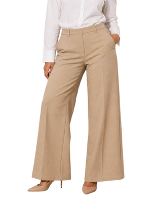 I AM Pantalone Donna Mod. PE26139 PIZZO BEIGE Beige