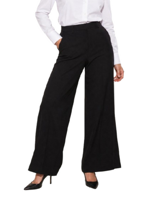 I AM Pantalone Donna Mod. PE26139 PIZZO NERO Nero