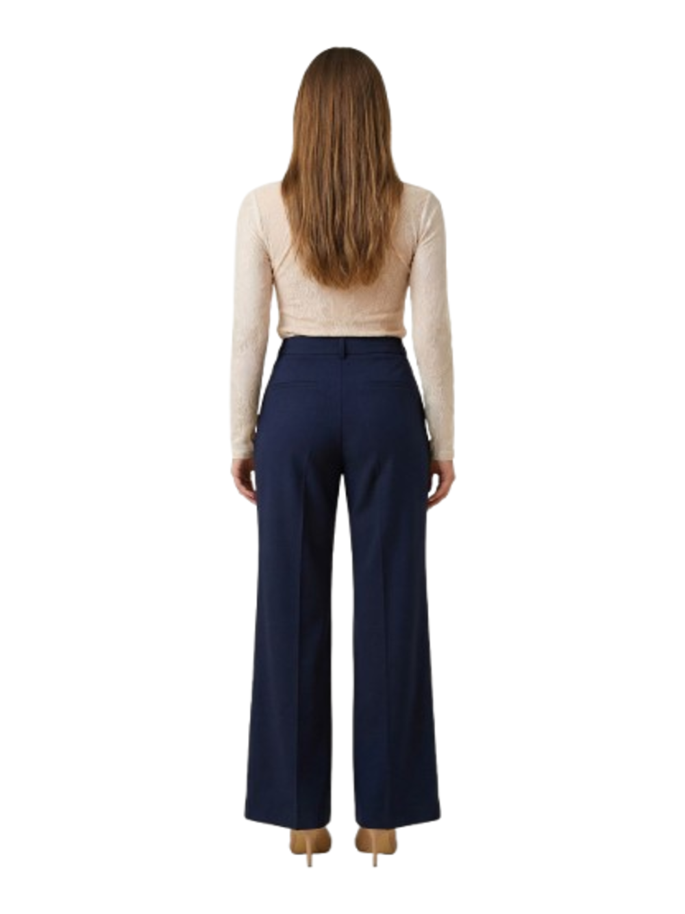 I AM Pantalone Donna Mod. PE26199 BISTRECH BLU Blu
