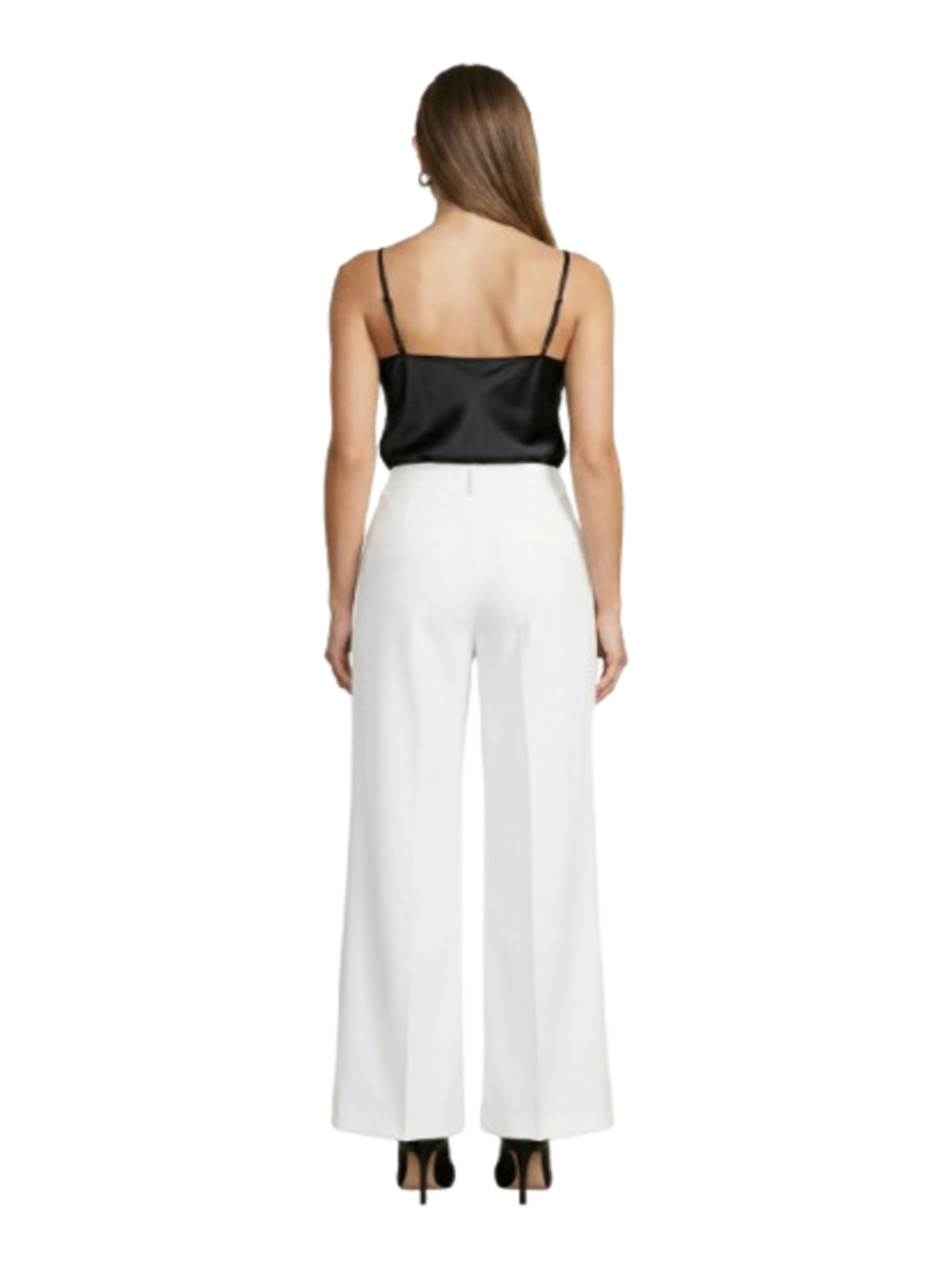I AM Pantalone Donna Mod. PE26199 BISTRECH PANNA Panna