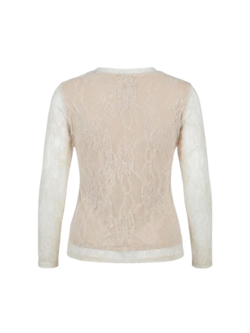 I AM Maglia Donna Mod. PIZZO M/L BEIGE Beige