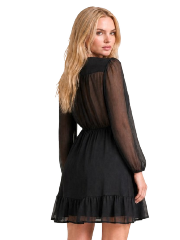 I AM Abito Donna Mod. ROUCHES T/UNITA NERO Nero