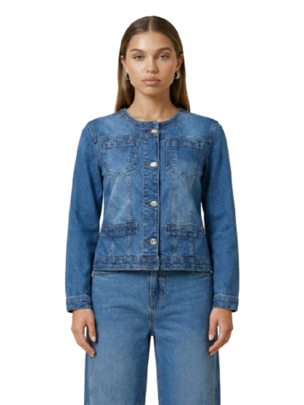 I AM Giubbino Mod. SLE6GB025390D JEANS DENIM DENIM