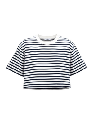 I AM T-shirt Mod. SLE6TS241028D RIGHE PANNA/BLU