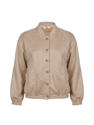 I AM Giubbino Donna Mod. SUEDE CAMMELLO Cammello