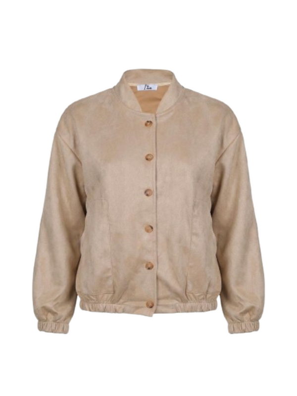 I AM Giubbino Donna Mod. SUEDE CAMMELLO Cammello