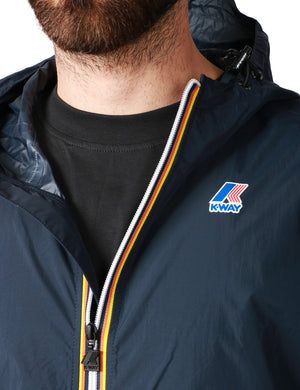 K-Way Giubbotto corto Uomo Mod. K2123ZW LE VRAI 4.0 CLAUDE K89 Blu