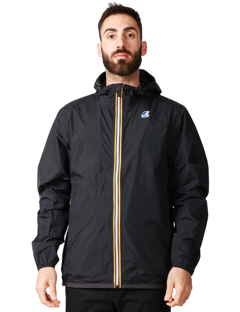 K-Way Giubbotto corto Uomo Mod. K2123ZW LE VRAI 4.0 CLAUDE USY Nero