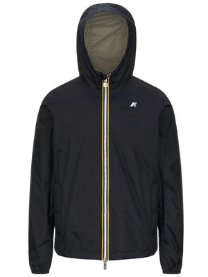 K-Way Giubbotto corto Uomo Mod. K2124EW JAKE PLUS DOUBLE BOR Nero