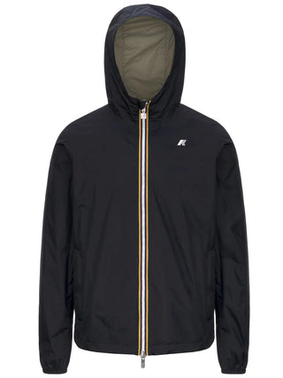K-Way Giubbotto corto Uomo Mod. K2124EW JAKE PLUS DOUBLE BOR Nero