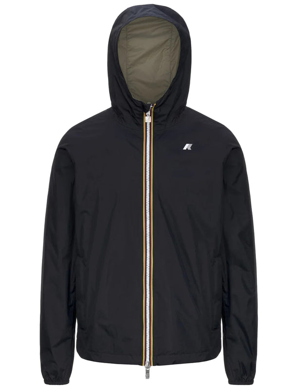 K-Way Giubbotto corto Uomo Mod. K2124EW JAKE PLUS DOUBLE BOR Nero